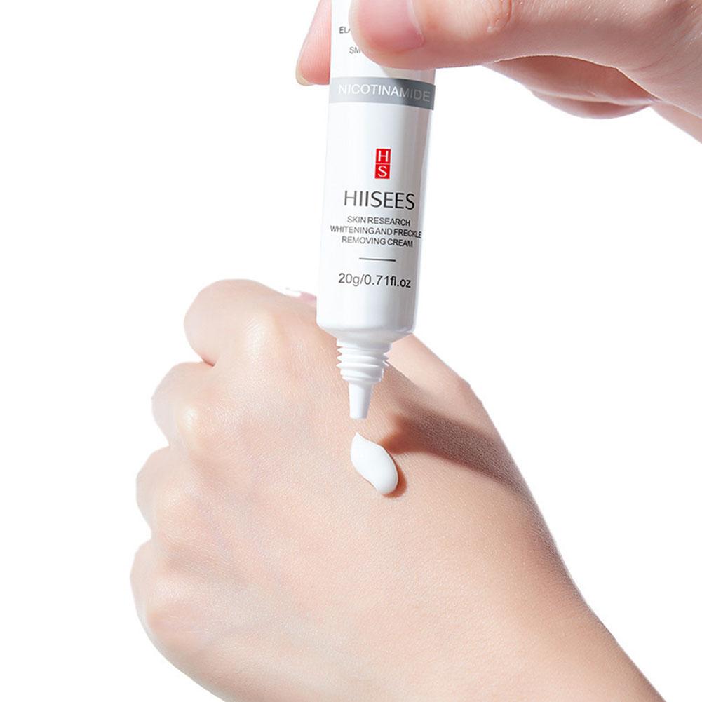 2 pçs niacinamida reduzir manchas escuras creme facial desaparecer linhas finas creme pigmentação melasma iluminar cuidados com a pele