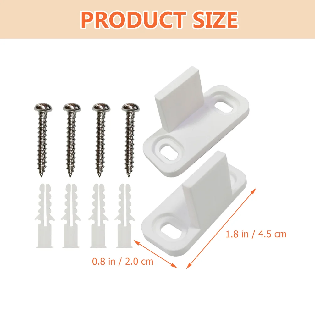 Barn Door Floor Guide Sliding Door Bottom Floor Guide Stopper Hardware Part for Rolling Sliding Cabinet Doors Smooth Silent