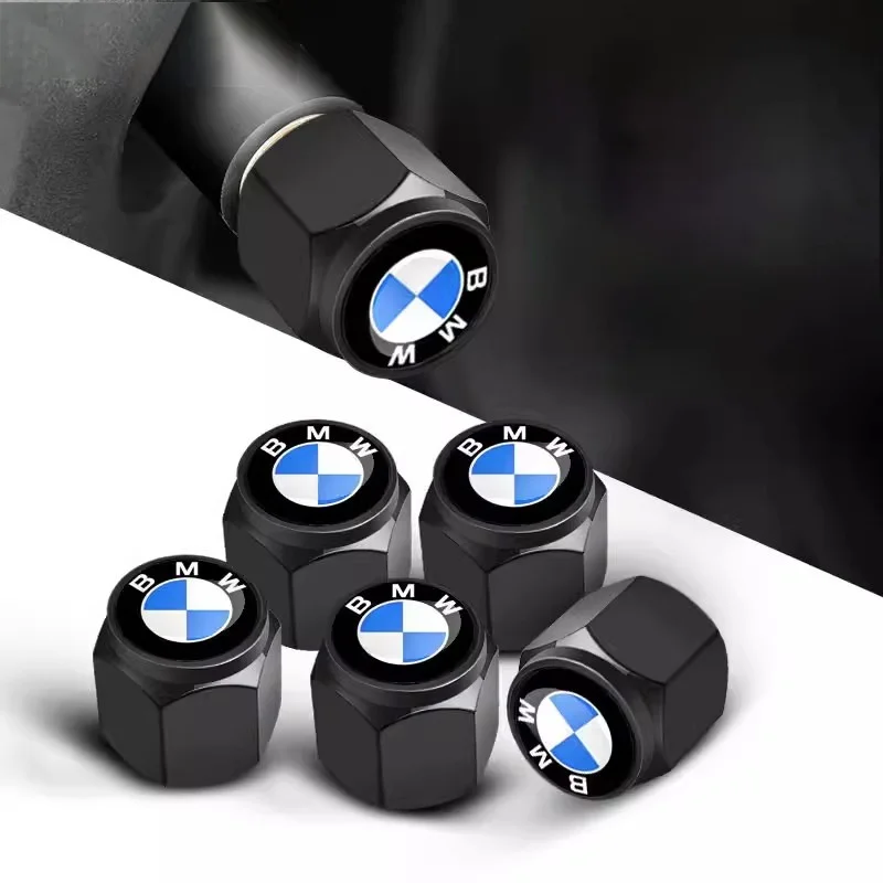 5 uds tapa de válvula de neumático de rueda de coche cubierta de vástago de neumático para BMW 1 3 5 7 Series M rendimiento X1 X3 X4 X5 F10 F15 F16 F20 F30 M3 M4 E34 E46