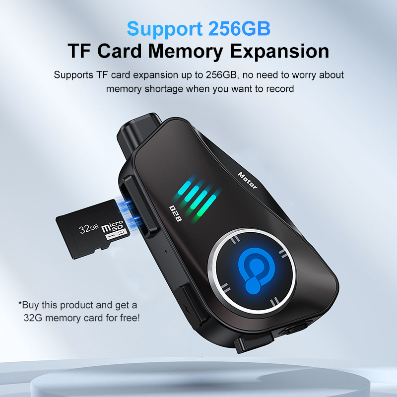 2024 Newest Motorcycle Helmets Bluetooth Headsets 1080P HD Camera Recorder TF Card as gift Waterproof Moto Headphone