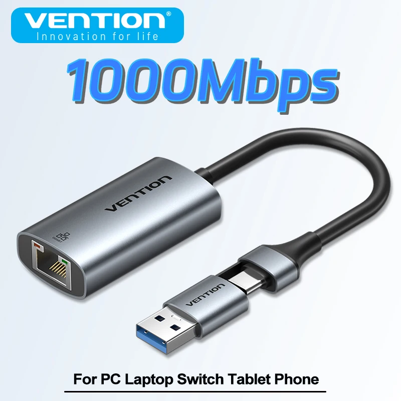 Венеция Новый! 1000 Мбит/с USB A C RJ45 Сетевая карта USB Lan RJ45 Ethernet-адаптер для ноутбука MacBook Xiaomi Switch Windows USB Lan