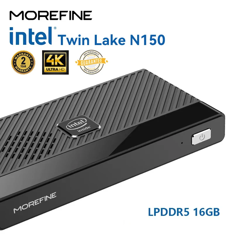 MOREFINE M6 Mini PC 12.a generación Intel N150 N200 Windows 11Pro DDR5 2933MHz NVMe SSD ordenador de bolsillo HDMI2.0 4K @ 60Hz WiFi 6 BT5.0