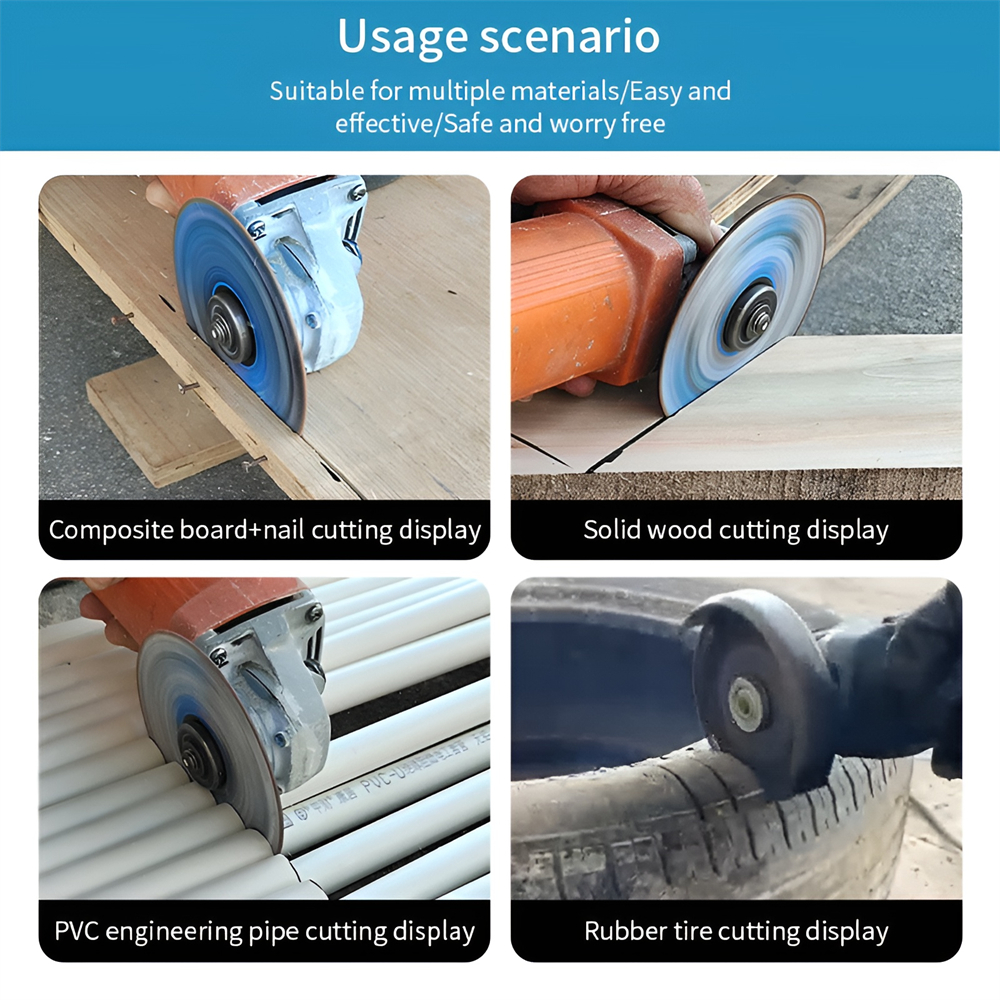 1PC 105/110mm 목재 커팅 디스크 초박형 원형 톱 블레이드 목공 도구 목재 PVC 강철 고무 용 그라인딩 커팅 블레이드