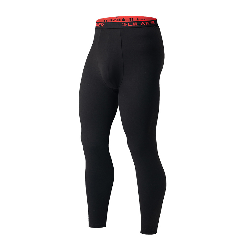 Zestaw 1/3-częściowy na jesień i zimę dla mężczyzn, jednolite kolory, codzienne, ciepłe spodnie, wygodne, plus size, legginsy sportowe i fitness, spodnie domowe.