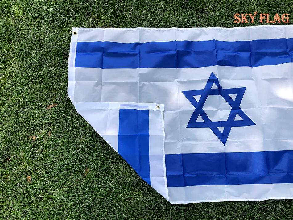 SKY FLAG Израильский национальный флаг 90X150 см подвесной полиэстер ISR IL израильские национальные флаги баннер украшение дома