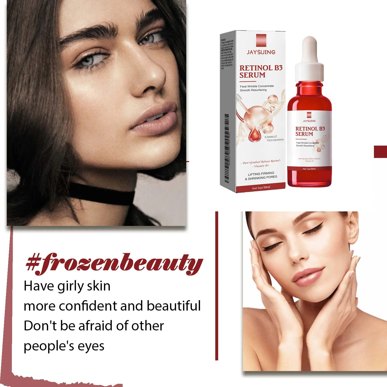 Retinol B3 Face Essence Deep Moisturizing Fade Fine Line Lifting Firming Repair Smooth Nourish Tighten Brighten Serum Pielęgnacja skóry