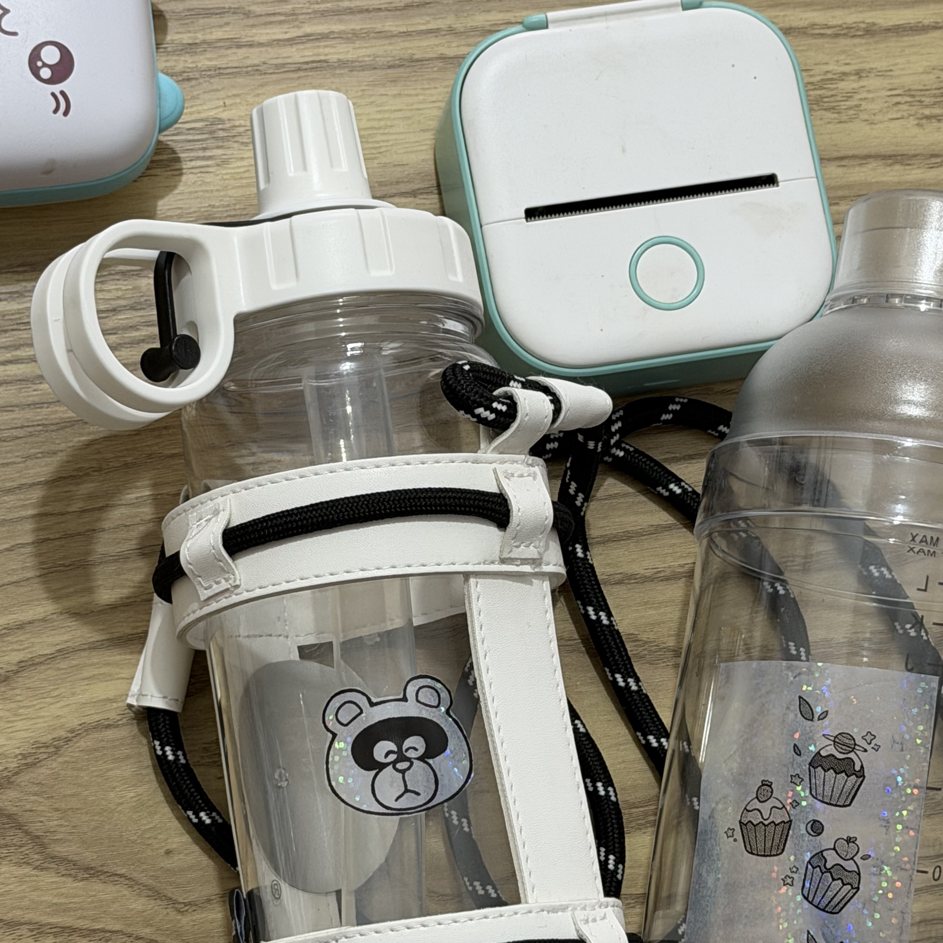 Clear Holographic Dot,Transparent Self-Adhesive Thermal Paper Rolls: 57mm X 3m, Compatible with Most Mini Printers