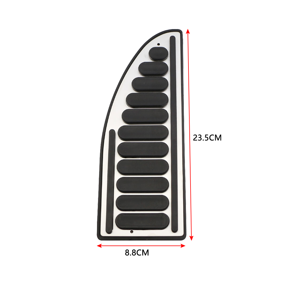 フォードフォーカス用ステンレス鋼,フットレスト,アクセサリー保護カバー,Jeepコンパス2017-2020