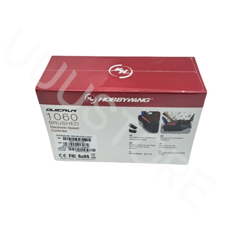 HobbyWing QuicRun 1060 60A 1625 1080 G2 80A Geborsteld Elektronische Snelheidsregelaar ESC Waterdicht Voor 1:10 SCX10 TRX4 TRX6 Redcat