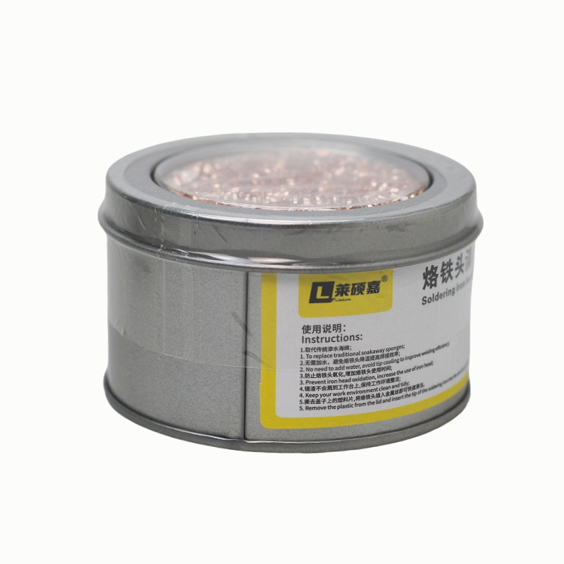 Desoldering ทําความสะอาด Ball การประสาน เหล็กตาข่ายกรองทําความสะอาดหัวฉีดเคล็ดลับทองแดงลวดทําความสะอาดบอลโลหะ Dross กล่อง Clean Ball