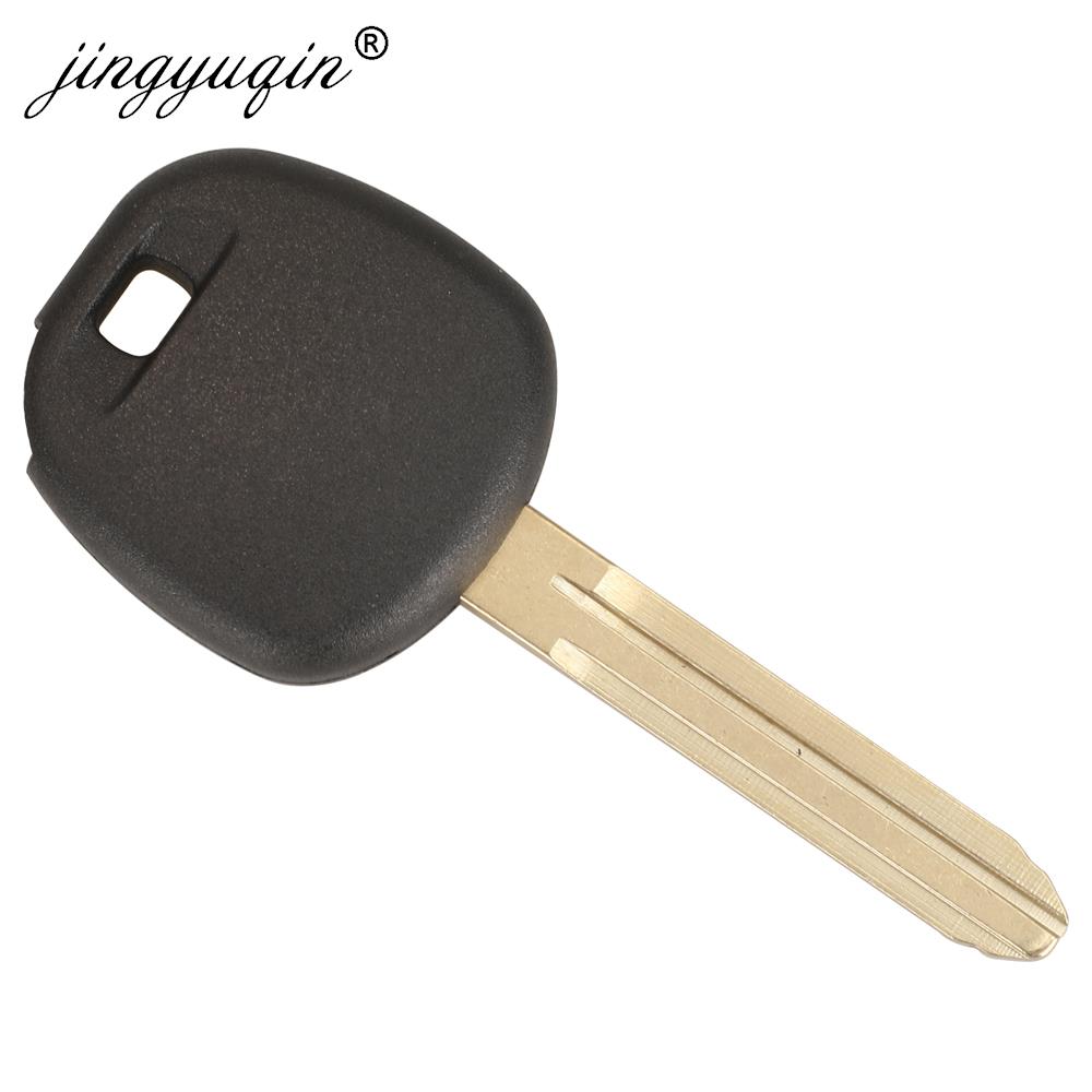 jingyuqin 10pcs/lot Replacement Key Case For Toyota Corolla Yaris Avensis Transponder Key Shell TOY48/TOY43 Blade No Chip