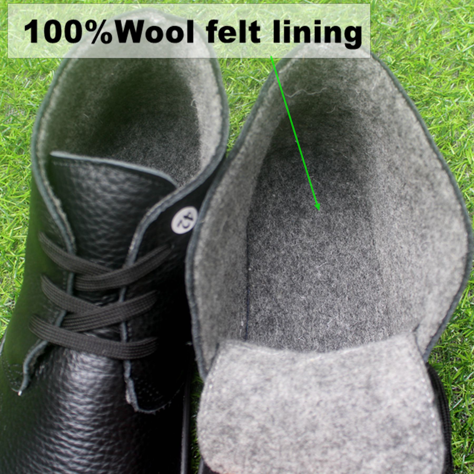 ของแท้หนัง Barefoot หนังฤดูใบไม้ร่วง/ฤดูหนาวซับขนสัตว์ 100% เหมาะสําหรับทั้งชายและหญิง Zero Drop Sole Ligh