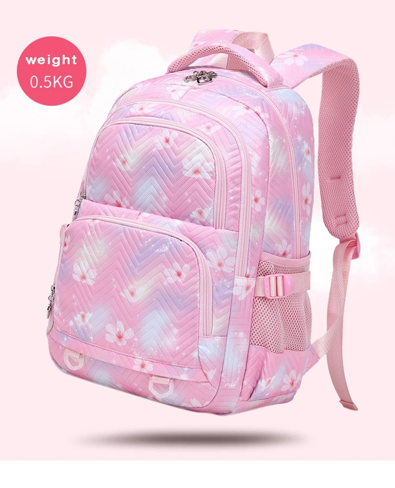 Lilo Stitch Mochila de grande capacidade Mochila leve Mochila de viagem casual para mulheres e meninas Bolsas de almoço com caneta