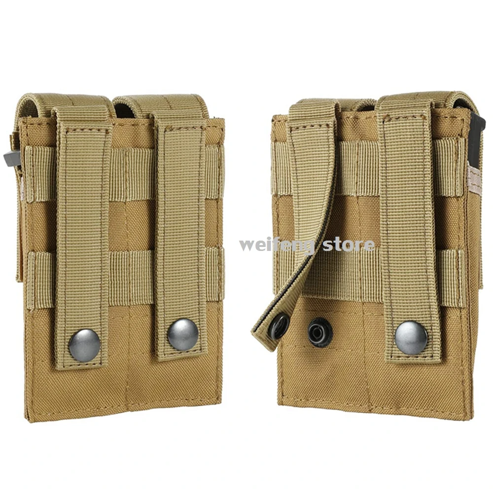 9mm 매거진 파우치 전술 싱글 더블 매거진 백 Glock M1911 92F 토치 백 트리플 백 용 야외 몰 오픈 탑 매거진 파우치