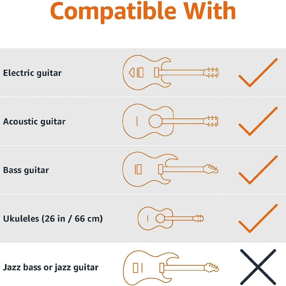 Portable Universal Guitar Stand - Collapsible Single Stand with Safety Lock for Travel - Compact Tripod Design