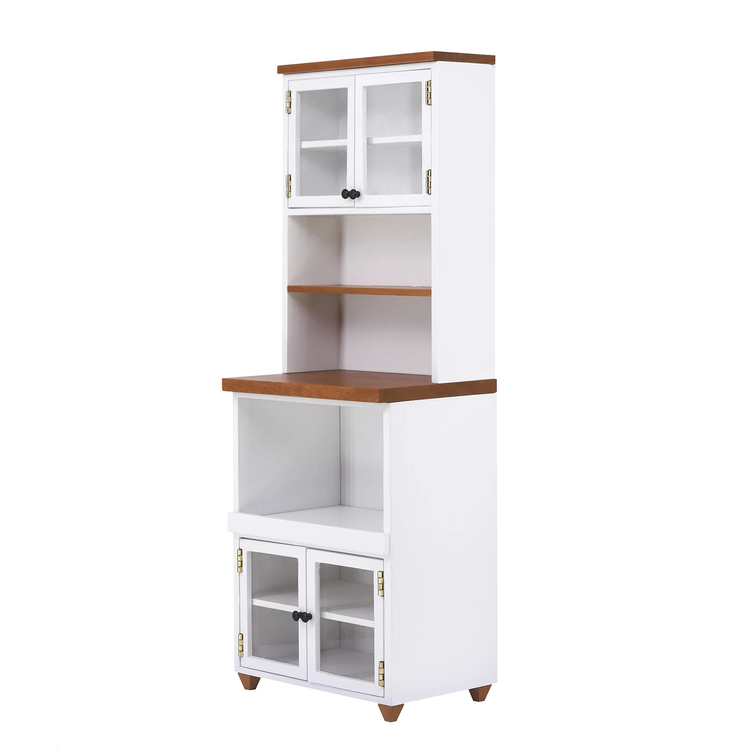 Muebles para casa de muñecas en miniatura bjd ob11, Mini modelo, armario eléctrico/armario de almacenamiento, armario multifuncional dividido, 1/6