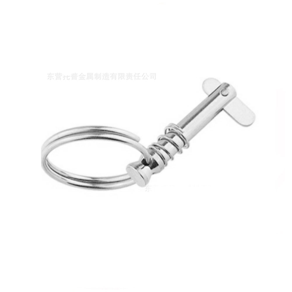 4PCS 316 Stainless Steel 6mm Quick Release Pin Boat Bimini Top Deck Hinge Jaw Slide Marine Hardware