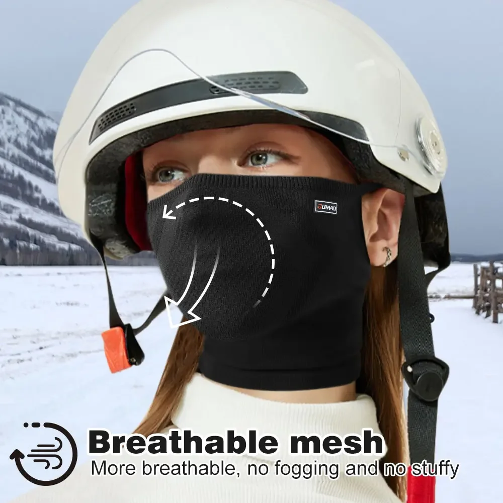 Windproof Motorcycle Face Masks Breathable Elastic Soft Reusable Half Mask Neck Gaiter Motorbike Motocross Motorcycle Equipment