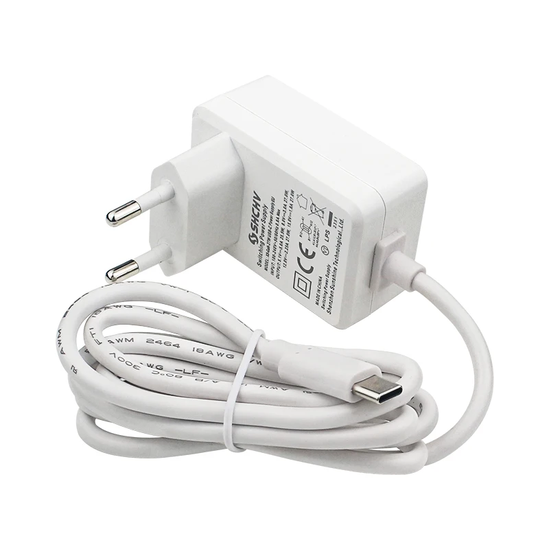 Блок питания Raspberry Pi 5 27 Вт, 5,1 В, 5 А, зарядное устройство USB Type C, вилка европейского стандарта, США, Великобритании для Raspberry Pi 5/4B RPI 5
