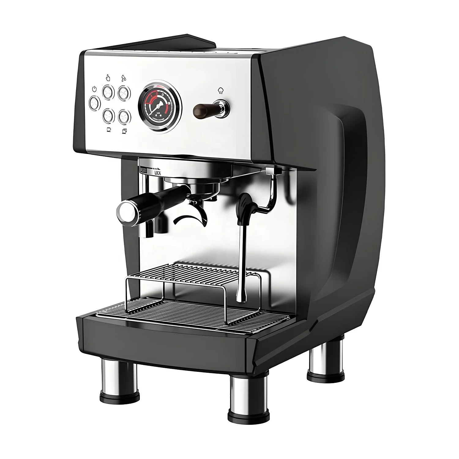Multi-Boiler System Imported Ulka Pumps Semi Automatic Coffe Cafe Cafeteras Coffee Maker Espresso Machine