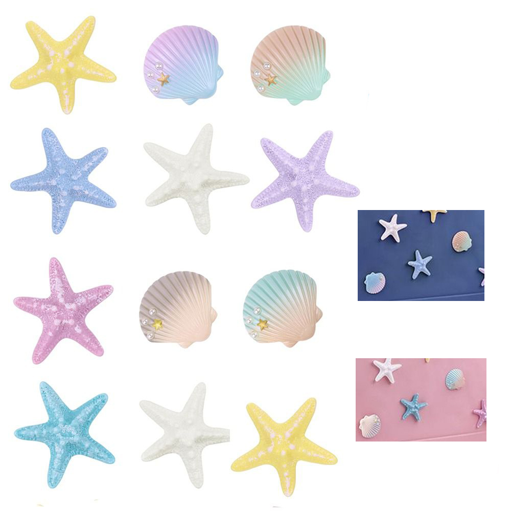 6 шт., подвески «сделай сам», аксессуары для сумок, сумка в виде морской звезды, пляжные сумки, украшения, водонепроницаемые для сумки/пляжной сумки