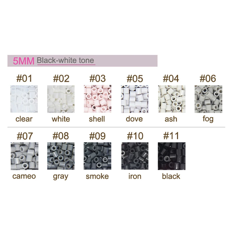 Màu Xám Màu 5Mm 1000 Chiếc YantJouet Balo Hạt Cho Bé Sắt Cầu Chì Hạt Diy Ghép Hình Điểm Ảnh Nghệ Thuật Quà Tặng Trẻ Em đồ Chơi