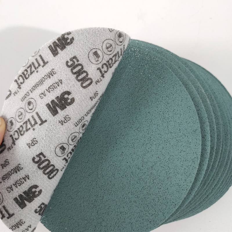 3M 30662 Trizact Foam Disc Pyramid Sandpaper 6 Inch 152mm Car Polishing Flocking Disc Finely Polished 5000 Grit Abrasive