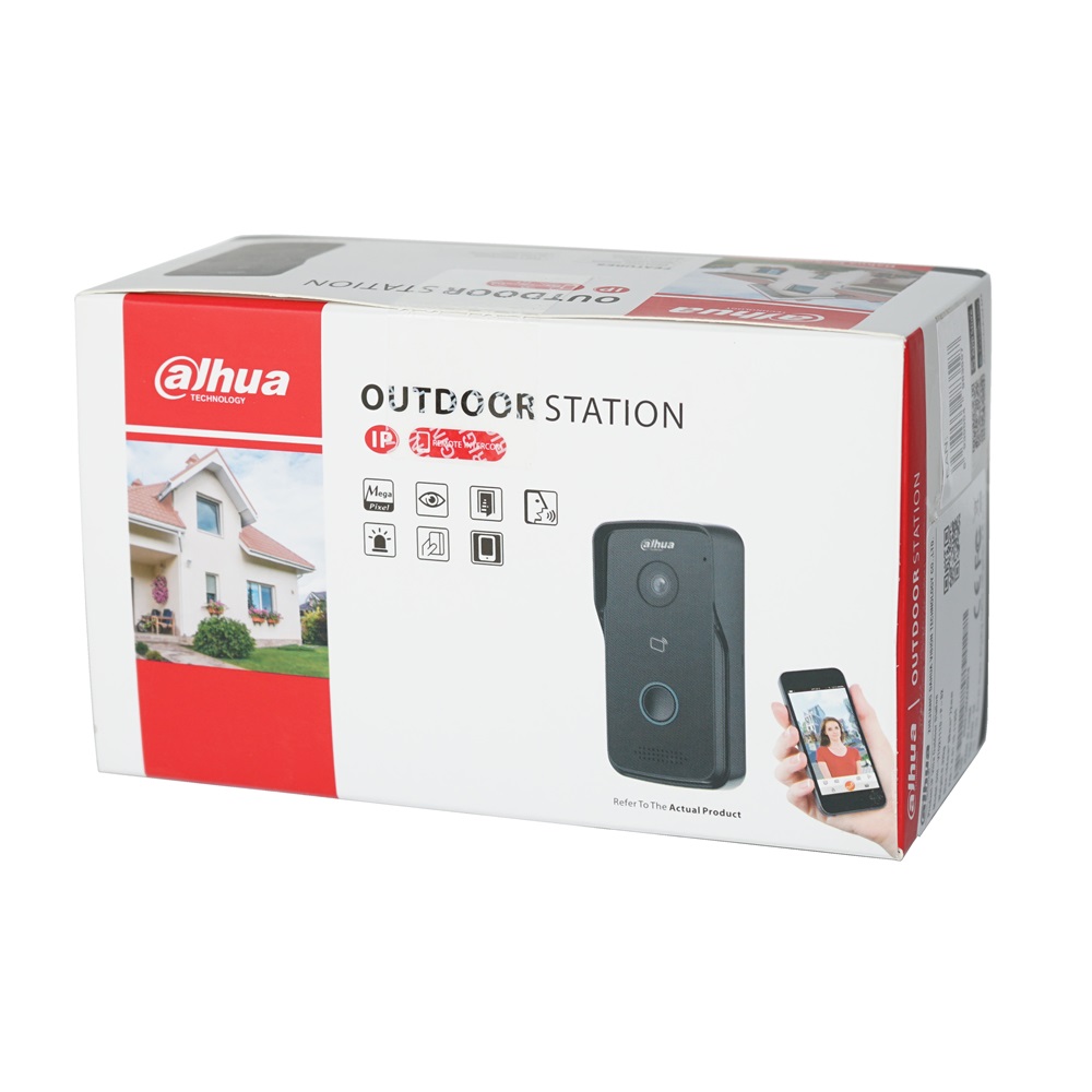 Dahua Dahua wielojęzyczny 2MP VTO2111D-P-S2 802.3af PoE IP Villa dzwonek do drzwi, wideodomofon, domofon IP, chmura P2P, stacja drzwiowa