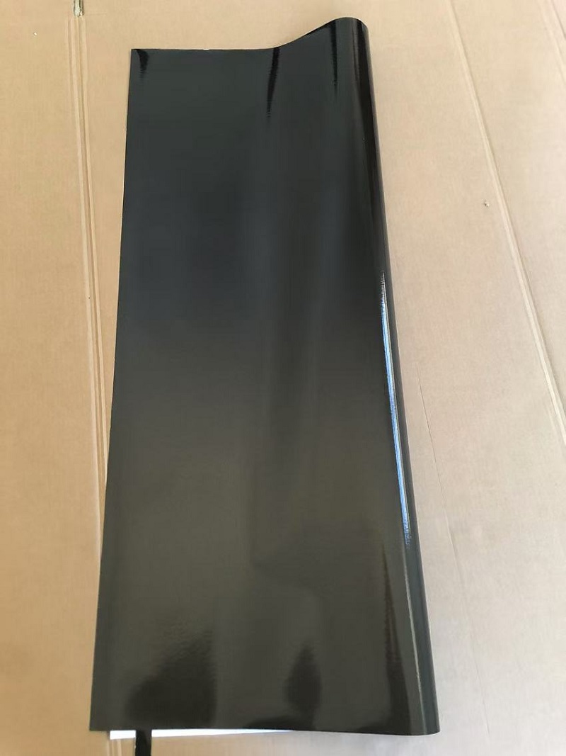 Smooth Black Reflective Sheeting Sticker High Light Reflector Film For Road Safety