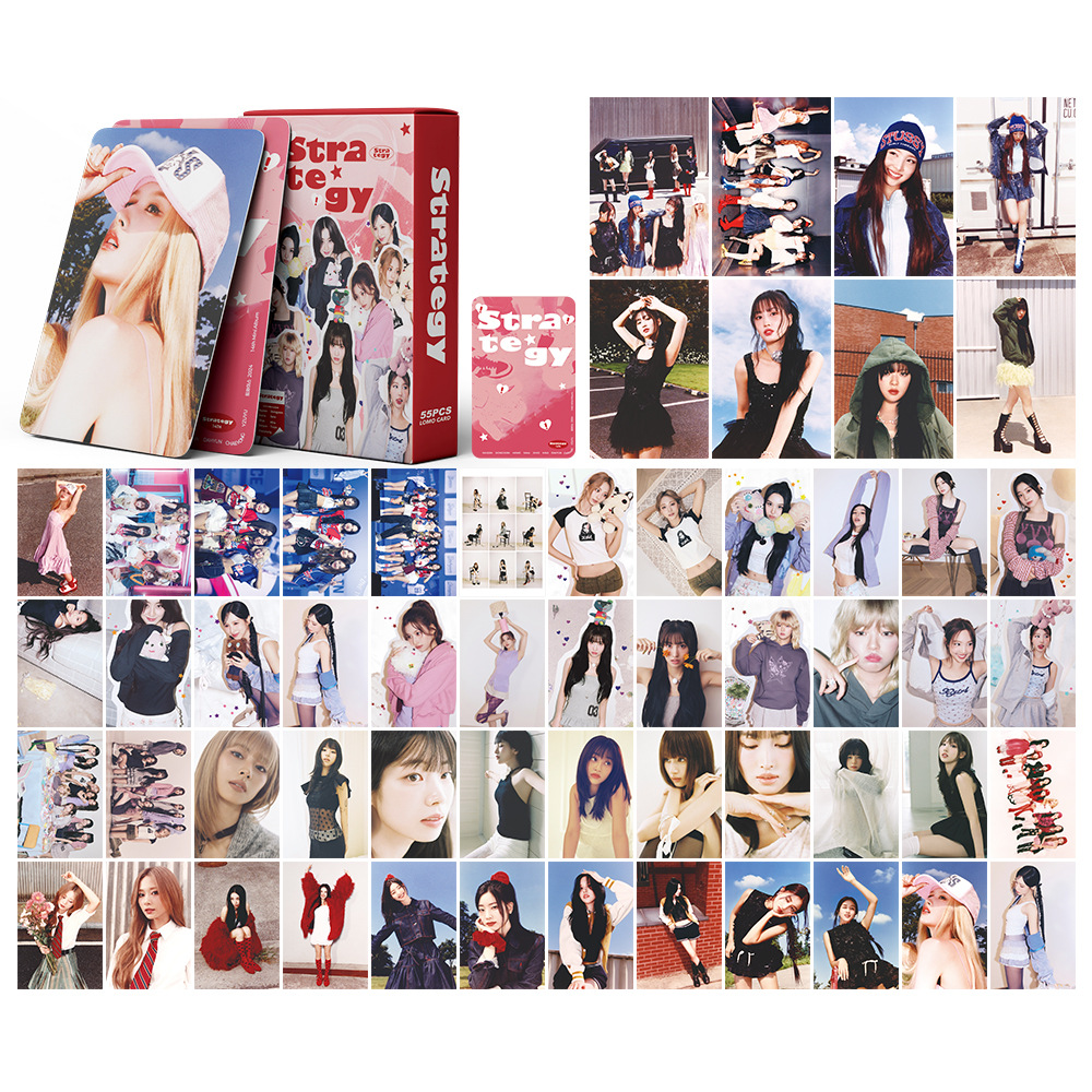 55pcs/set Kpop 2 time STRATEGY Lomo Cards High Quality HD Print 2 time Photo Album Photocards