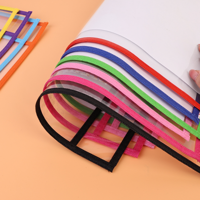 Wiederverwendbare Feile, trocken löschbare Taschen mit löschbarem Stift, transparente Tasche für Kinder, A4-Buchstabe, hängende PET-Feile für Unterrichtszubehör
