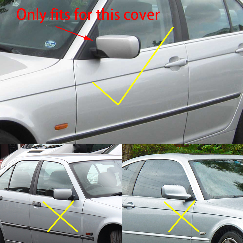 BMW E46 316i 318i 318d 320d 323i 325i 328i 330d 330i用モバイルミラーケース付き保護ミラーカバー