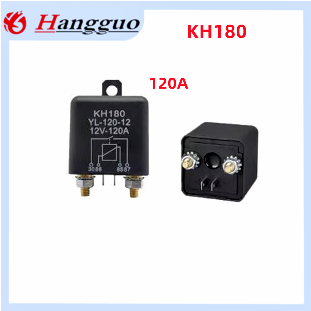 KH180 Kfz-Elektromagnetrelais 12 V 24 V 120 A 200 A 250 A 4PIN Hochstrom-Start-Vorheizrelais