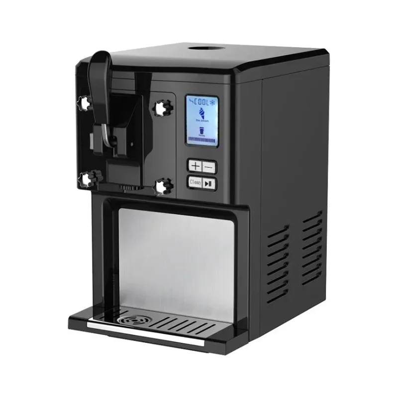 Fabricante automático do gelado com compressor, liquidificador da fruta, cone, duro, macio