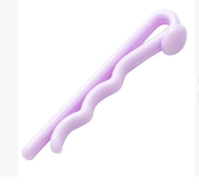 Colorful snap hair clip candy-colored plastic small hairpin