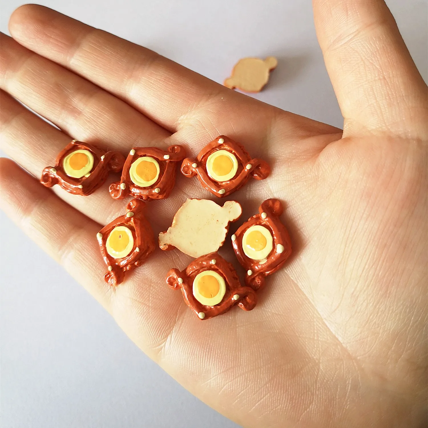 8pcs 홈 공예 미니 음식 빵 장식 소형 인형 집 장식 인형 집 액세서리 가짜 크로와상 주방 완구