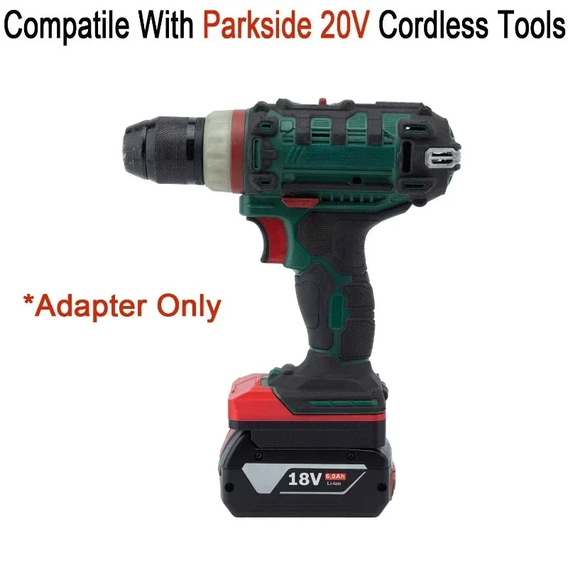 Battery Adapter Converter For Bosch 18V Lithium Battery To for Lidl Parkside X20V Power Tools (Not include tools and battery)