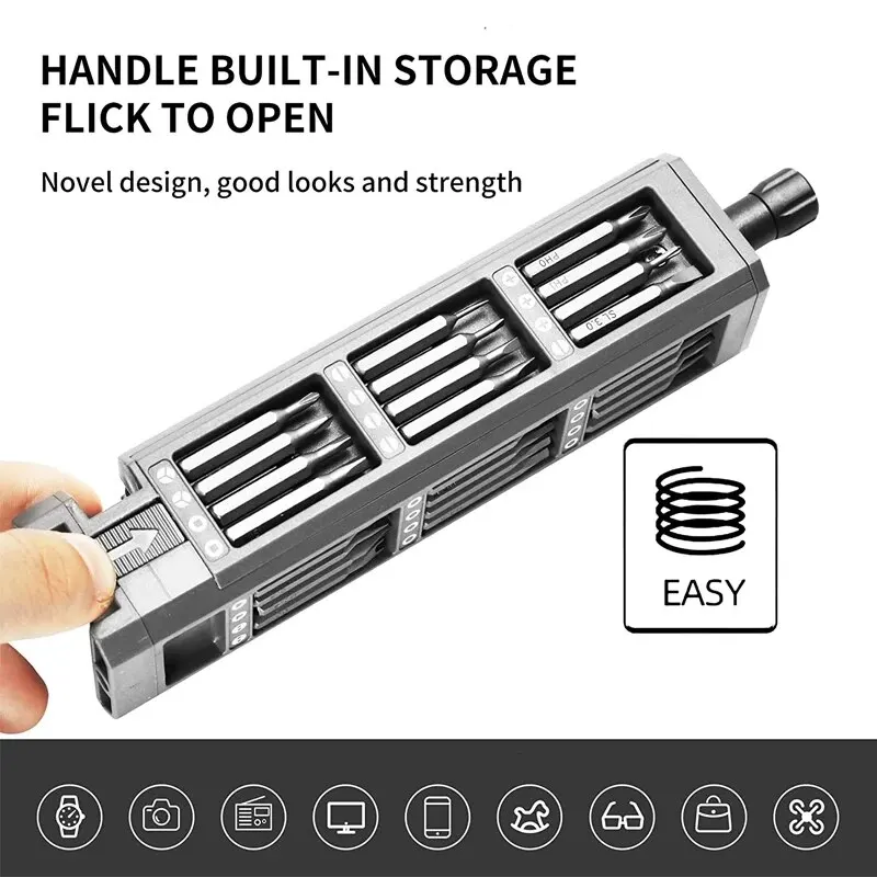 32/43/46 in 1 Precision ไขควงชุดมัลติฟังก์ชั่นซ่อมเครื่องมือแม่เหล็ก Torx Phillips Bits สําหรับ iPhone กล้องแว่นตา