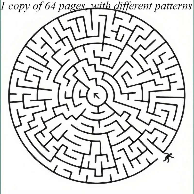 Libro di formazione per l'aumento del labirinto cerebrale - Puzzle di concentrazione di attrazione per adolescenti