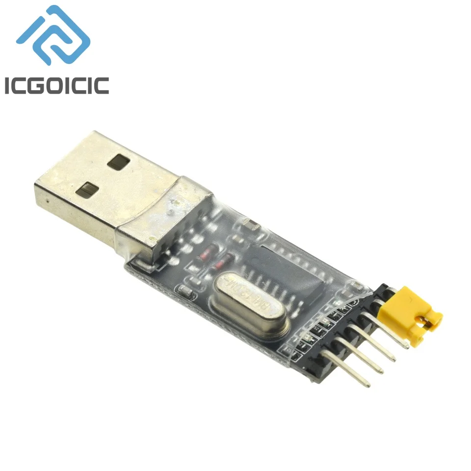 Conversor USB para TTL Módulo UART CH340G CH340 3.3V 5V Switch Type-C
