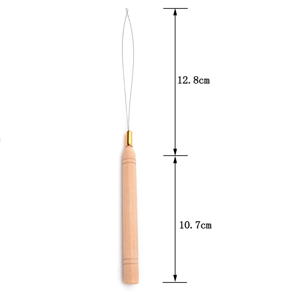 6 Chiếc Micro Nhẫn Vòng Dụng Cụ Vòng Threader Kéo Kim Sử Dụng Với Tóc Kìm Và Hạt Cho Tóc Lông Vũ nối Dài Dụng Cụ