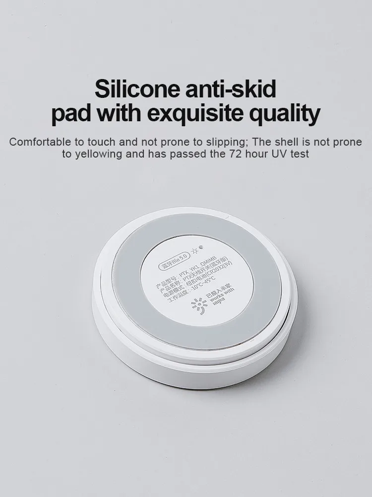 Timethinker PTX Smart Wireless Mini Switch Key Bluetooth Connection Remote Button Home Security Work With Xiaomi Mi home App