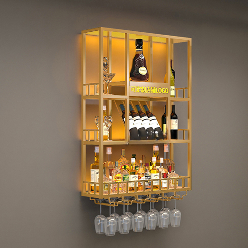 Vitrine, Weinschrank, Whisky, rustikal, für den Innenbereich, Bauernhaus, tragbare Weinregale, luxuriös, für draußen, Mini-Holz, Armadi Aperti-Möbel