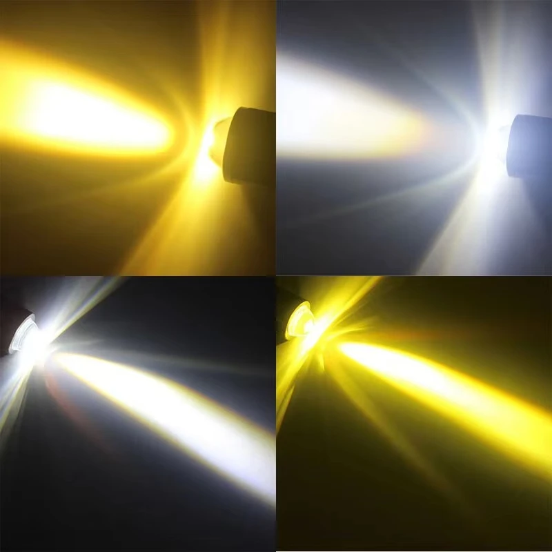 1PCS 10000LM H4 LED 오토바이 헤드 라이트 H6 Led CSP 렌즈 흰색 노란색 안녕 Lo 빔 오토바이 스쿠터 러닝 라이트