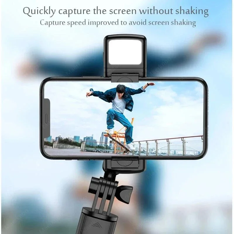 Portable Wireless Bluetooth Selfie Stick Tripod Stand Multifunctional Tripod With Wireless Remote Shutter For IOS Android Phone