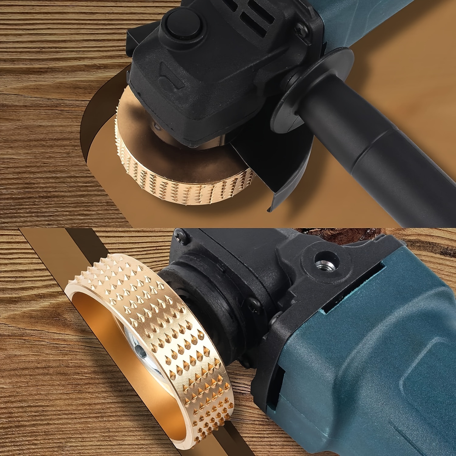 Juego de discos para tallar madera con amoladora angular de 5 piezas