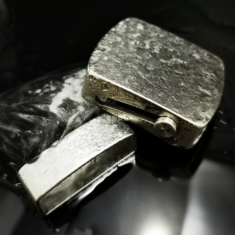 Pure Titanium Roller Leather Automatic Belt Buckle Anti-allergic External Wear Type