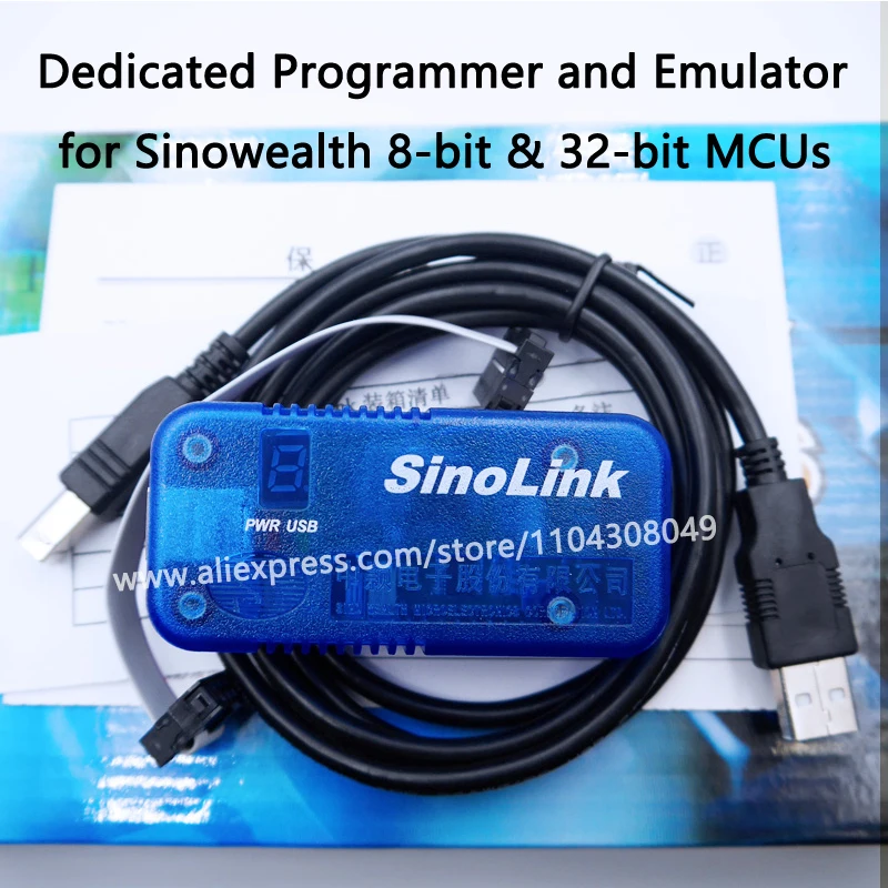 Dedicated Programmer and Emulator for Sinowealth 8-bit emulator & 32-bit emulator sinolink programmer