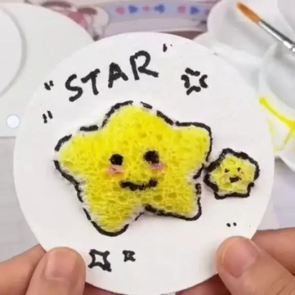10Pcs DIY Foam Texture Painting Paper Handicraft Educational Toy Puffy Texture Paper Magic Drawing Tools for Children