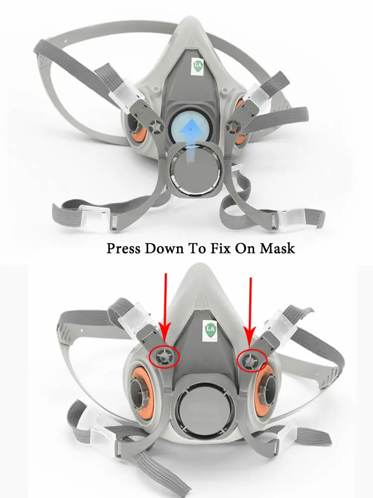 New 6281 Head Belt Strip Set For 6200 Dust Mask Half Face Gas Respirator Replace Accessories For 6200 Work Safety